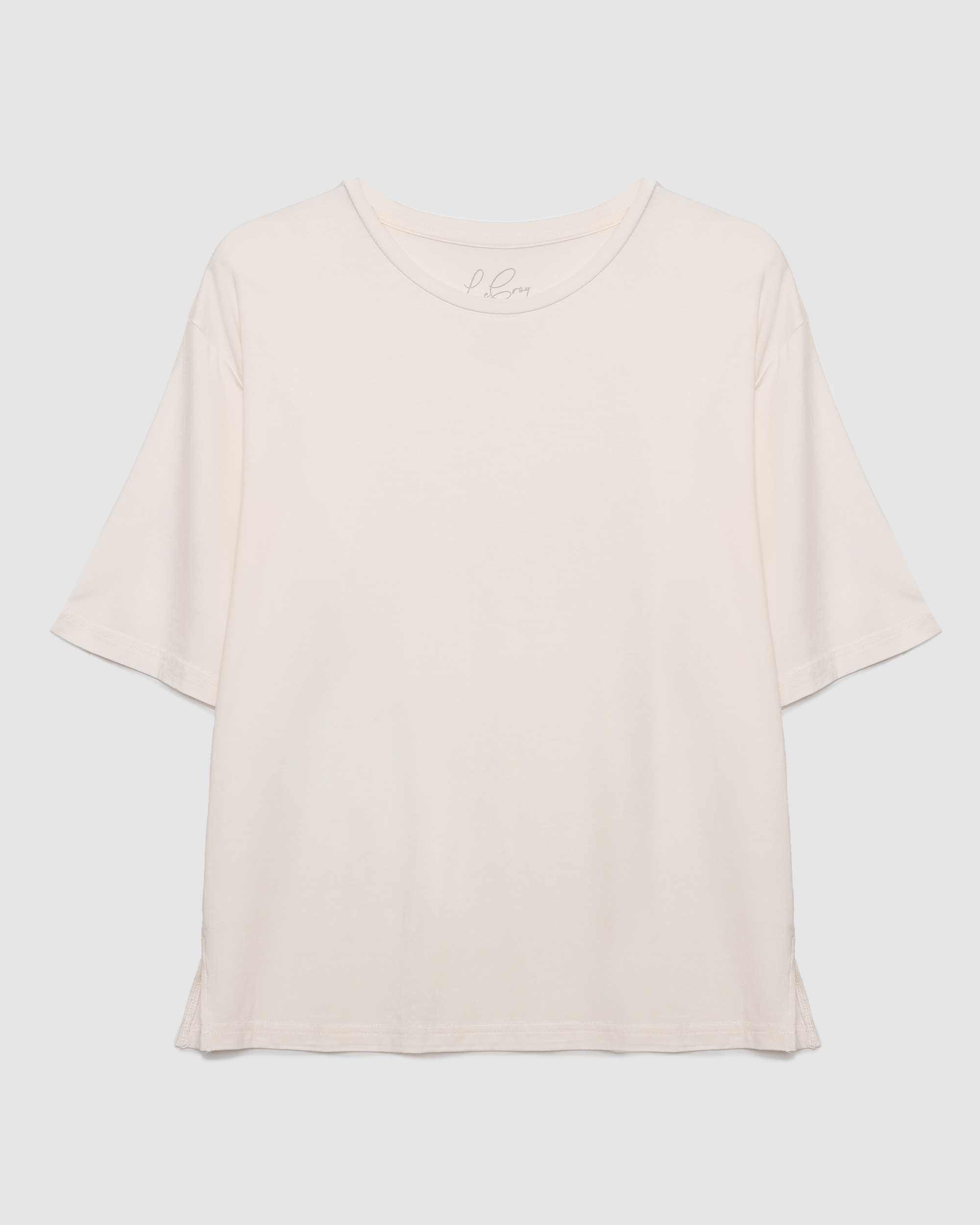 Boyfriend Tee - Barely Pink